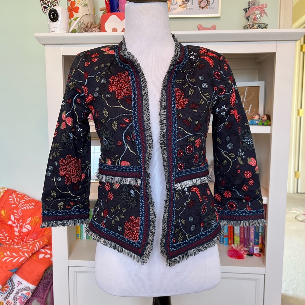 Loft Cropped Blazer - image 1